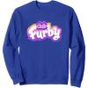 imageFurby Club Furby Colorful Gradient Furry Logo SweatshirtRoyal Blue