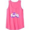 imageFurby Club Furby Colorful Gradient Musical Notes Furry Logo Tank TopNeon Pink