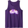 imageFurby Club Furby Colorful Gradient Musical Notes Furry Logo Tank TopPurple