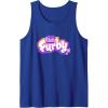 imageFurby Club Furby Colorful Gradient Musical Notes Furry Logo Tank TopRoyal Blue