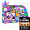 imageFurby DJ Interactive Toy Neon Star Snuggly Electronic Plush Music Lights Motion ampamp Games  Duracell Coppertop AA Batteries 8 Count with Power Boost Ingredients BundleDJ Furby  Duracell AA 8Pack Bundle