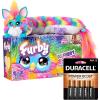 imageFurby DJ Interactive Toy Super Snuggly Rainbow Electronic Plush with Music Lights Motion and Games  Duracell Coppertop AA Batteries 8 Count with Power Boost Ingredients BundleDJ Furby  Duracell AA 8Pack Bundle