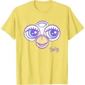 imageFurby Big Cute Face Big Chest Frame Logo TShirtLemon Yellow