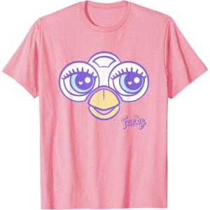 imageFurby Big Cute Face Big Chest Frame Logo TShirtPink