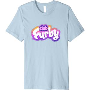 imageFurby Club Furby Colorful Gradient Furry Logo Premium TShirtBaby Blue