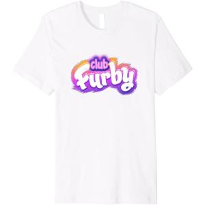 imageFurby Club Furby Colorful Gradient Furry Logo Premium TShirtWhite