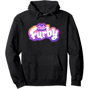 imageFurby Club Furby Colorful Gradient Furry Logo Pullover HoodieBlack