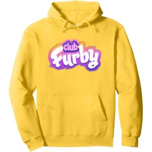 imageFurby Club Furby Colorful Gradient Furry Logo Pullover HoodieLemon Yellow