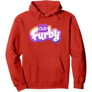 imageFurby Club Furby Colorful Gradient Furry Logo Pullover HoodieRed