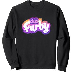 imageFurby Club Furby Colorful Gradient Furry Logo SweatshirtBlack