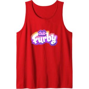 imageFurby Club Furby Colorful Gradient Furry Logo Tank TopRed