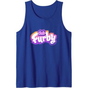 imageFurby Club Furby Colorful Gradient Furry Logo Tank TopRoyal Blue