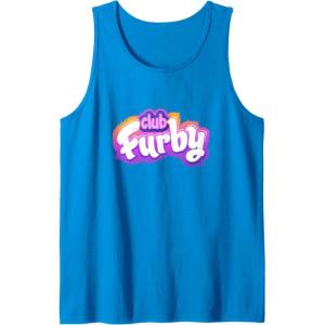imageFurby Club Furby Colorful Gradient Furry Logo Tank TopSapphire Blue