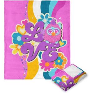 imageNorthwest Hasbro Furby Funky Furby Silk Touch Throw Blanket 40 x 50 Inches