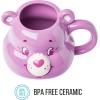 imageSilver Buffalo Disney Alice in Wonderland Stacked Teacup 3D Sculpted Ceramic Coffee Mug 20 OuncesCare Bears