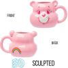 imageSilver Buffalo Disney Alice in Wonderland Stacked Teacup 3D Sculpted Ceramic Coffee Mug 20 OuncesCare Bears Sculpted Mug