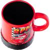 imageSilver Buffalo Disney Alice in Wonderland Stacked Teacup 3D Sculpted Ceramic Coffee Mug 20 OuncesCars Lightning McQueen