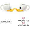imageSilver Buffalo Disney Alice in Wonderland Stacked Teacup 3D Sculpted Ceramic Coffee Mug 20 OuncesDonald Duck
