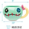 imageSilver Buffalo Disney Alice in Wonderland Stacked Teacup 3D Sculpted Ceramic Coffee Mug 20 OuncesLilo and Stitch Scrump