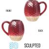 imageSilver Buffalo Disney Alice in Wonderland Stacked Teacup 3D Sculpted Ceramic Coffee Mug 20 OuncesRed Dragon Egg