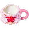 imageSilver Buffalo Disney Alice in Wonderland Stacked Teacup 3D Sculpted Ceramic Coffee Mug 20 OuncesStrawberry Shortcake