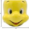 imageSilver Buffalo Disney Alice in Wonderland Stacked Teacup 3D Sculpted Ceramic Coffee Mug 20 OuncesThe Little Mermaid Flounder