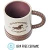 imageSilver Buffalo Disney Alice in Wonderland Stacked Teacup 3D Sculpted Ceramic Coffee Mug 20 OuncesYellowstone Dutton Ranch