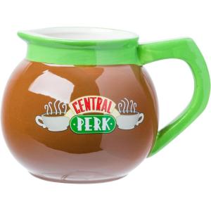 imageSilver Buffalo Disney Alice in Wonderland Stacked Teacup 3D Sculpted Ceramic Coffee Mug 20 OuncesCentral Perk Pot