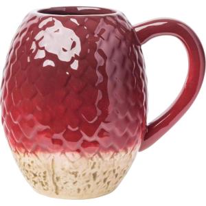 imageSilver Buffalo Disney Alice in Wonderland Stacked Teacup 3D Sculpted Ceramic Coffee Mug 20 OuncesRed Dragon Egg