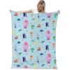 image:imageNorthwest Hasbro Furby Furby 1998 Silk Touch Throw Blanket 40 x 50 InchesEmotions Pattern