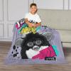 image:imageNorthwest Hasbro Furby Furby 1998 Silk Touch Throw Blanket 40 x 50 InchesFurby 1998