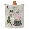 image:imageNorthwest Hasbro Furby Furby 1998 Silk Touch Throw Blanket 40 x 50 InchesThis Way