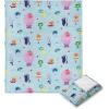 image:imageNorthwest Hasbro Furby Furby 1998 Silk Touch Throw Blanket 40 x 50 InchesEmotions Pattern
