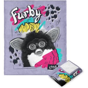 image:imageNorthwest Hasbro Furby Furby 1998 Silk Touch Throw Blanket 40 x 50 InchesFurby 1998