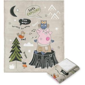 image:imageNorthwest Hasbro Furby Furby 1998 Silk Touch Throw Blanket 40 x 50 InchesThis Way
